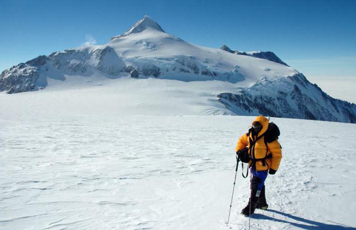 Az Antarktisz legmagasabb pontja. A leghidegebb kontinens megkönnyebbülésének jellemzői